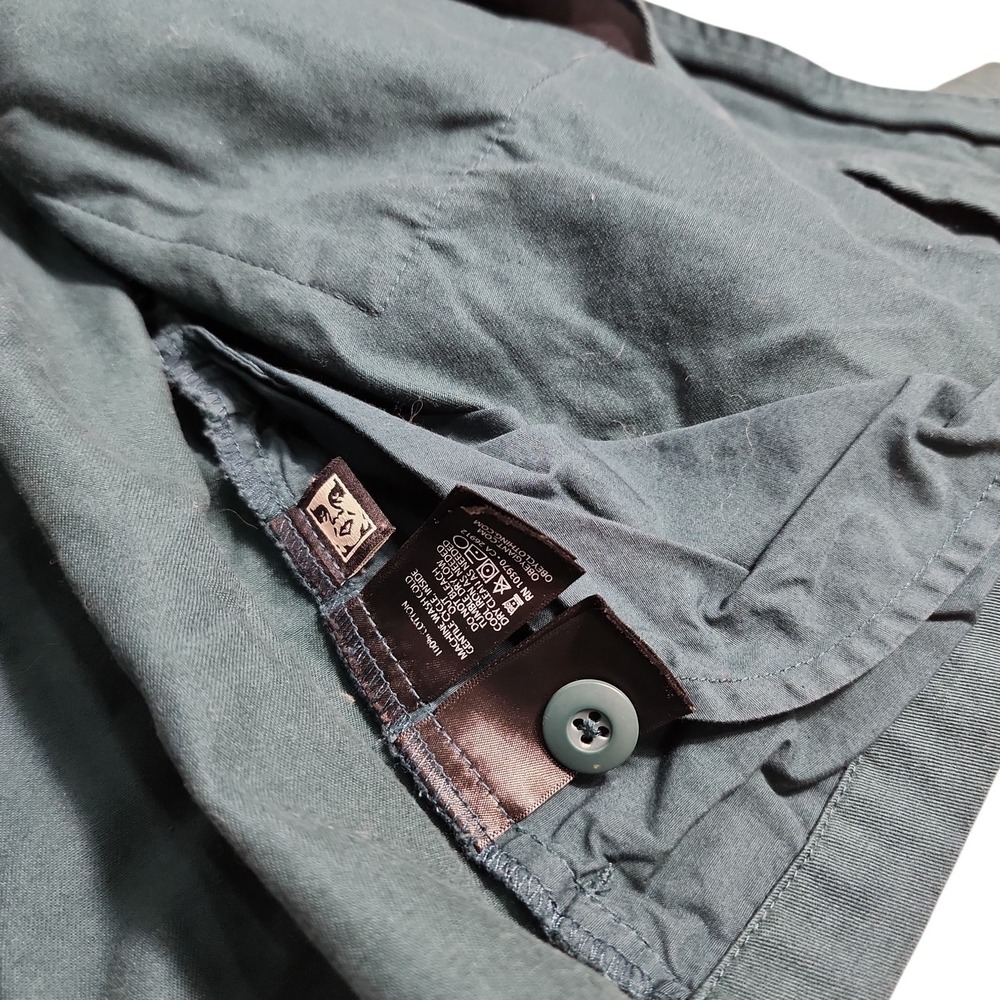 Obey Field Jacket Womens XS Forest Green Cropped Utility Streetwear Skater trend - Picture 9 of 10